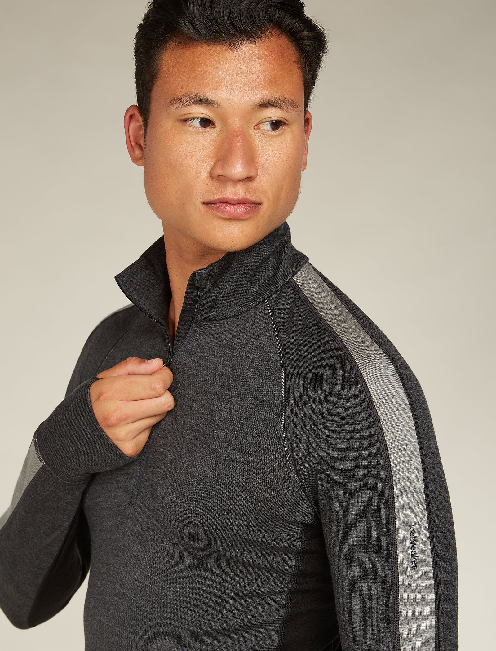 Men's 260 ZoneKnit™ Long Sleeve Half Zip Thermal Top - Image 9