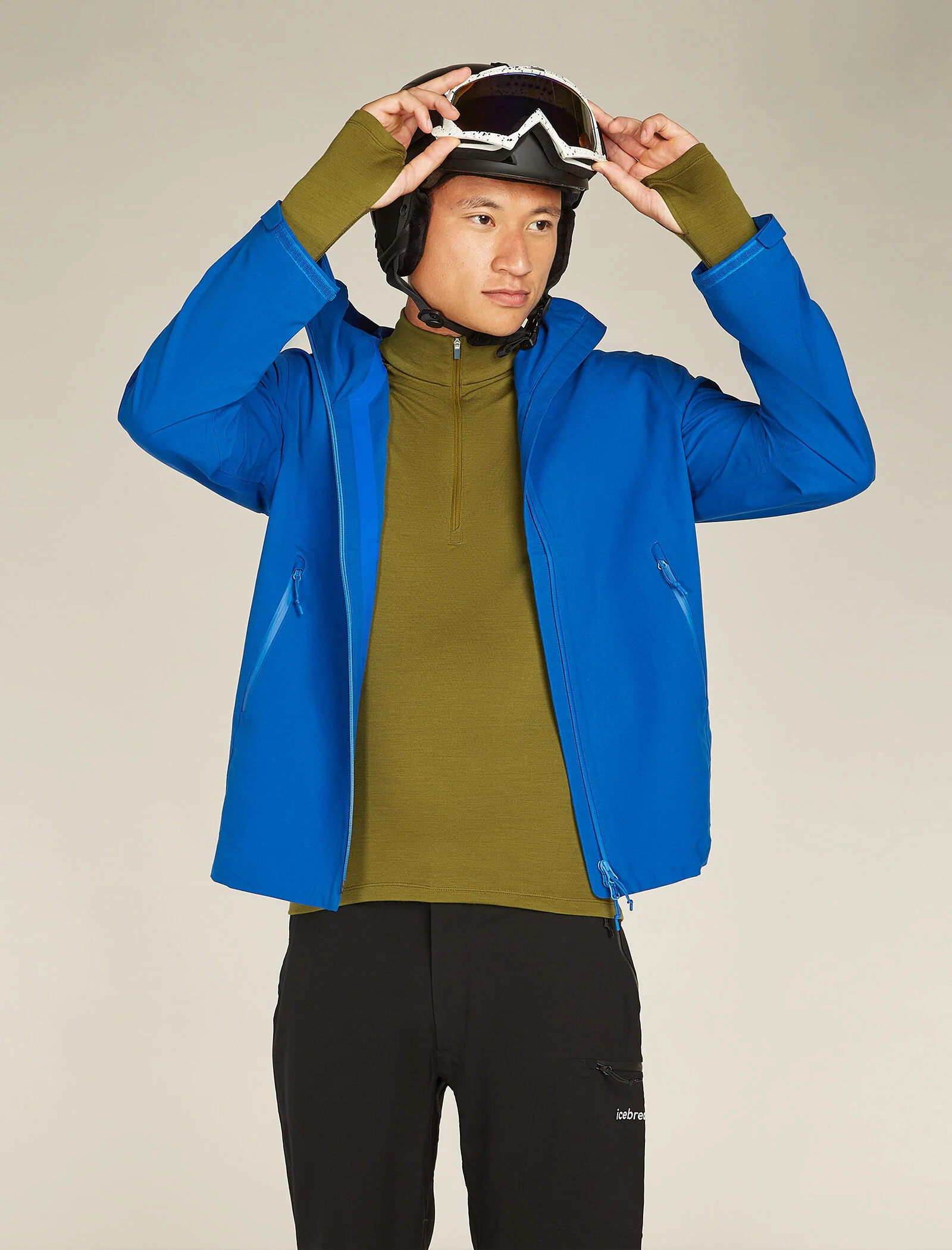 Men's 300 MerinoFine™ Polar Long Sleeve Half Zip Thermal Top - Image 4