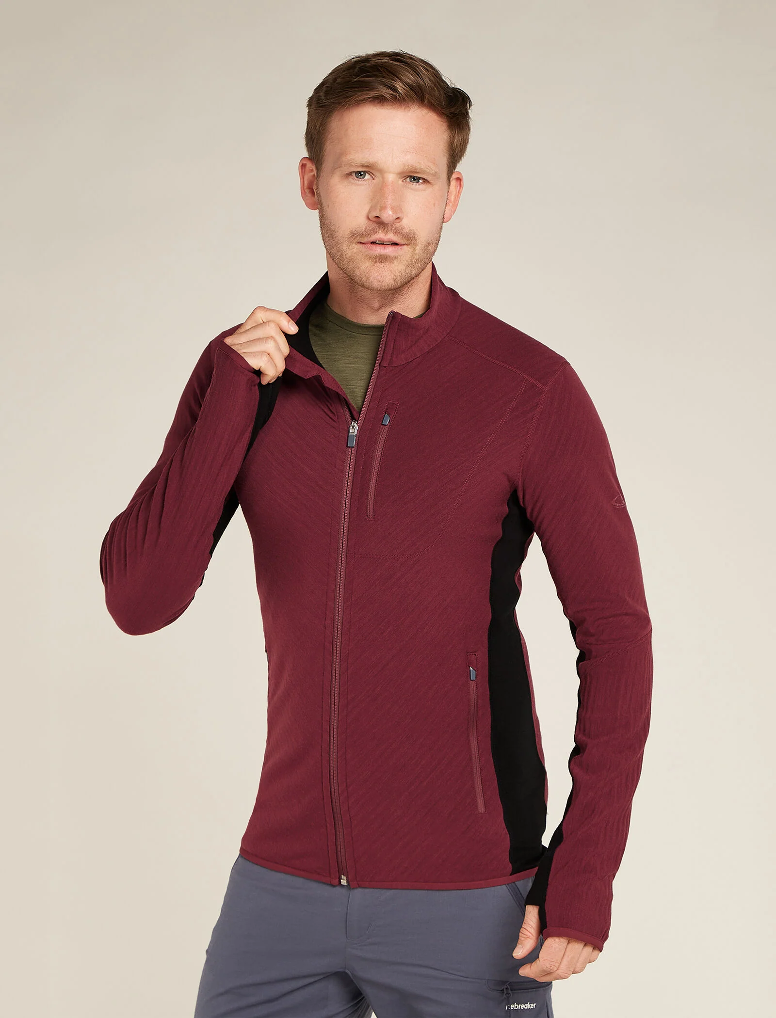 Men's Descender Long Sleeve Zip Jacket