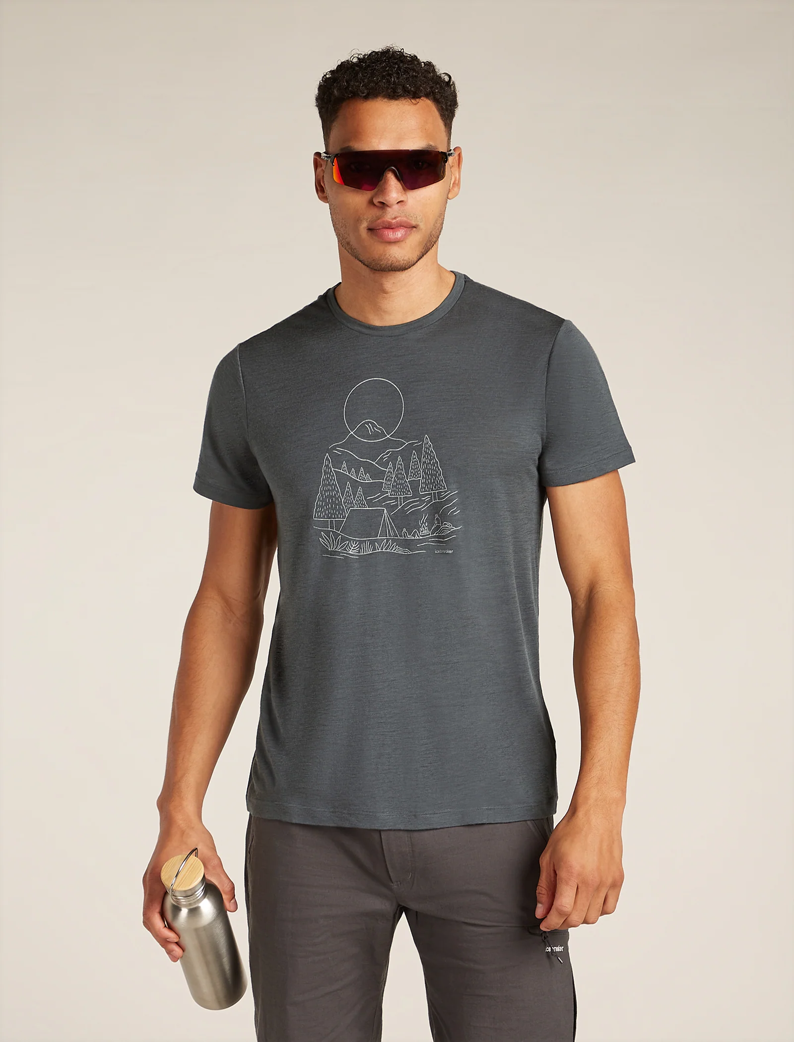 Men's Merino 150 Tech Lite III T-Shirt Sunset Camp - Image 4