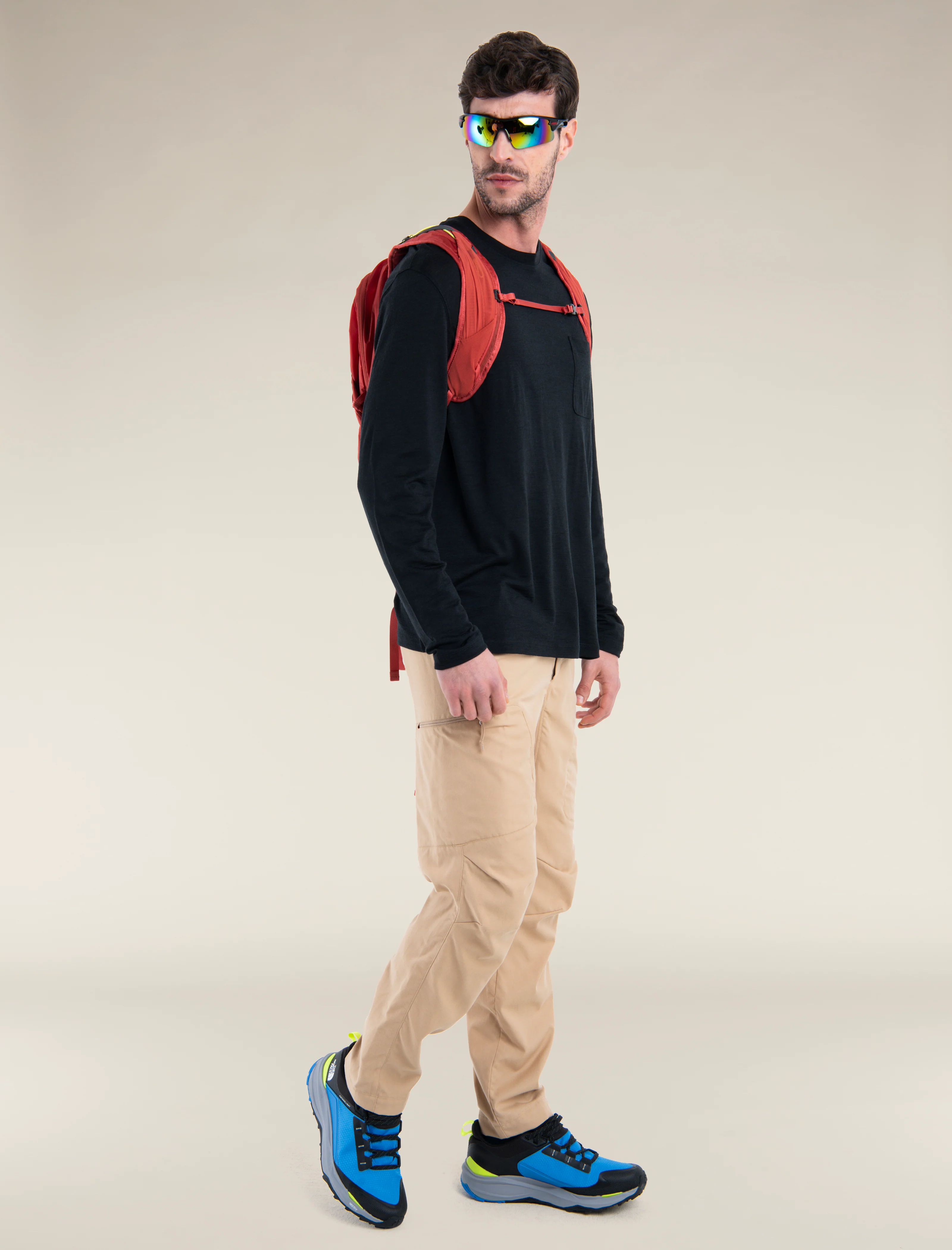 Men's Merino 150 Tech Lite Long Sleeve Relaxed Pocket T-Shirt - Image 5
