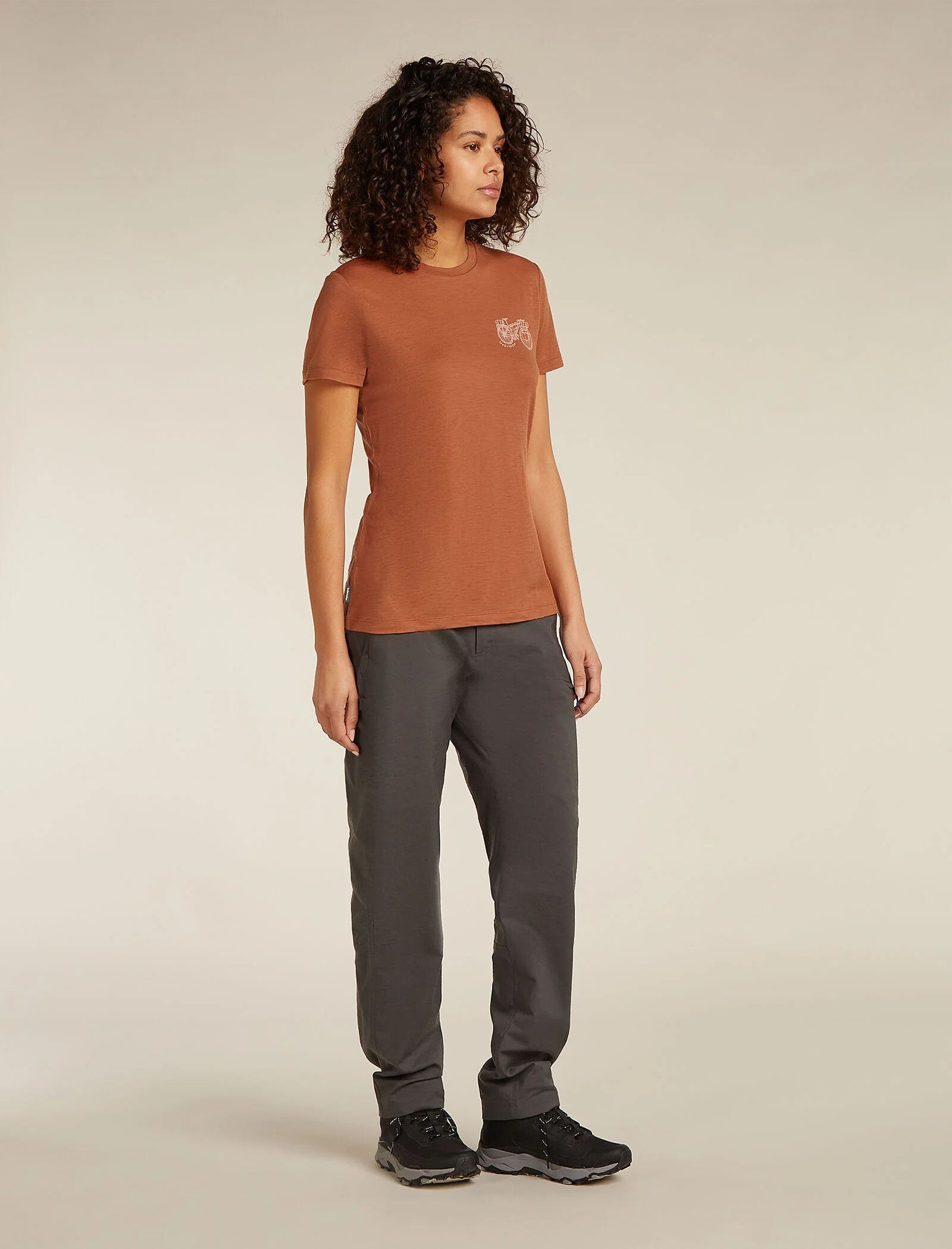 Women's Merino 150 Tech Lite Short Sleeve T-Shirt Adventure Ride - Image 3