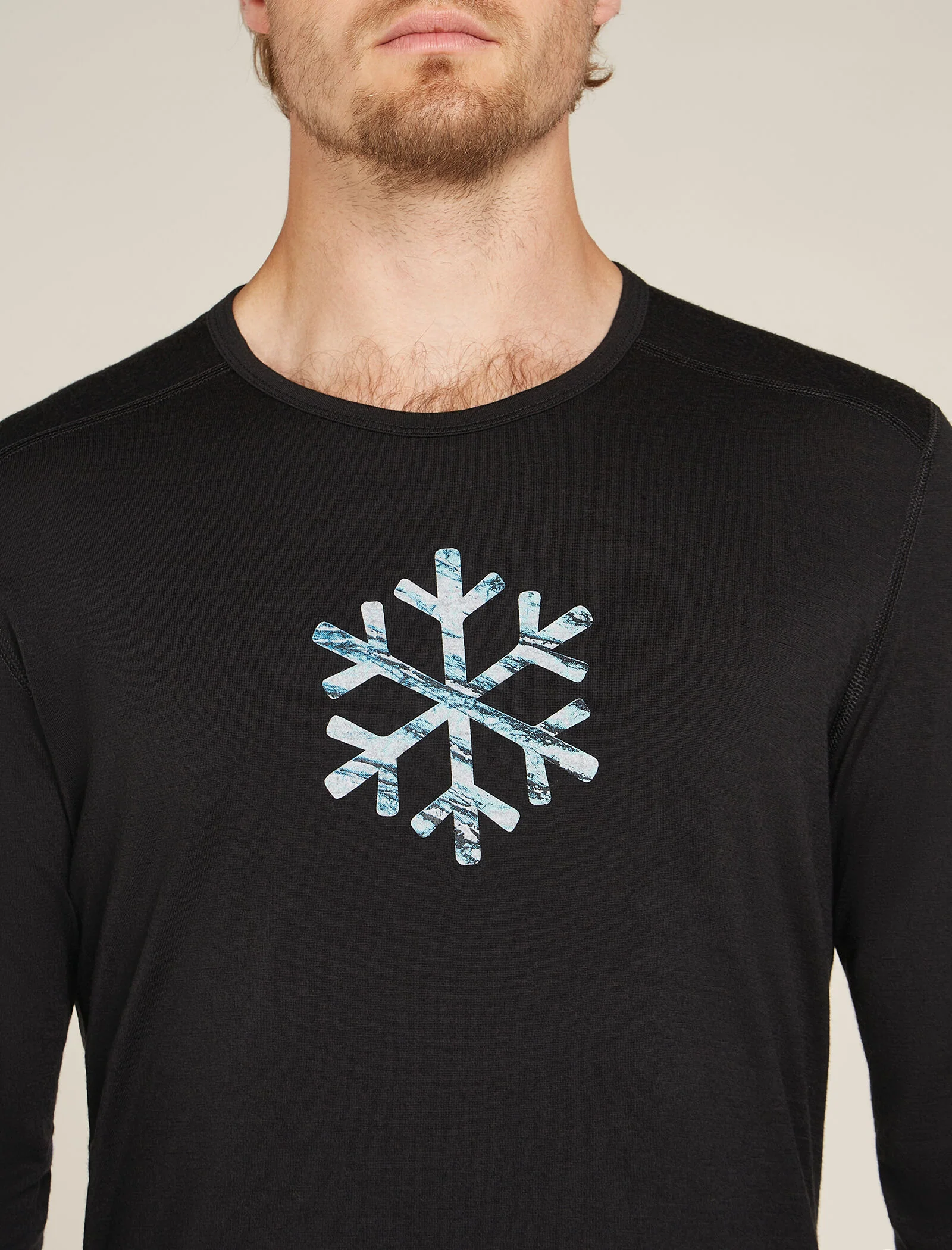Men's Merino 200 Oasis Long Sleeve Crew Thermal Top Protect Our Winters - Image 5
