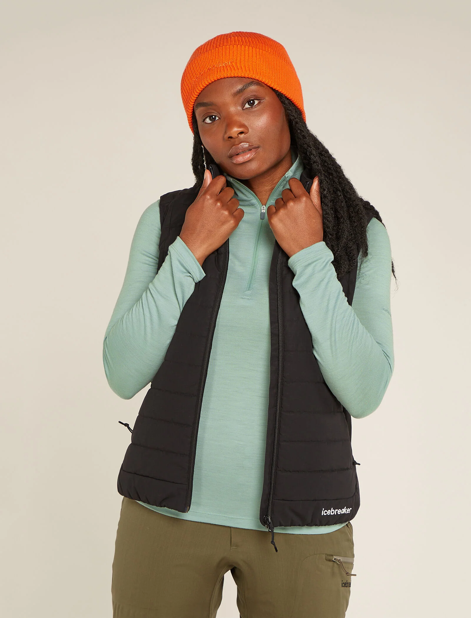 Women's Merino 200 Oasis Long Sleeve Half Zip Thermal Top - Image 4