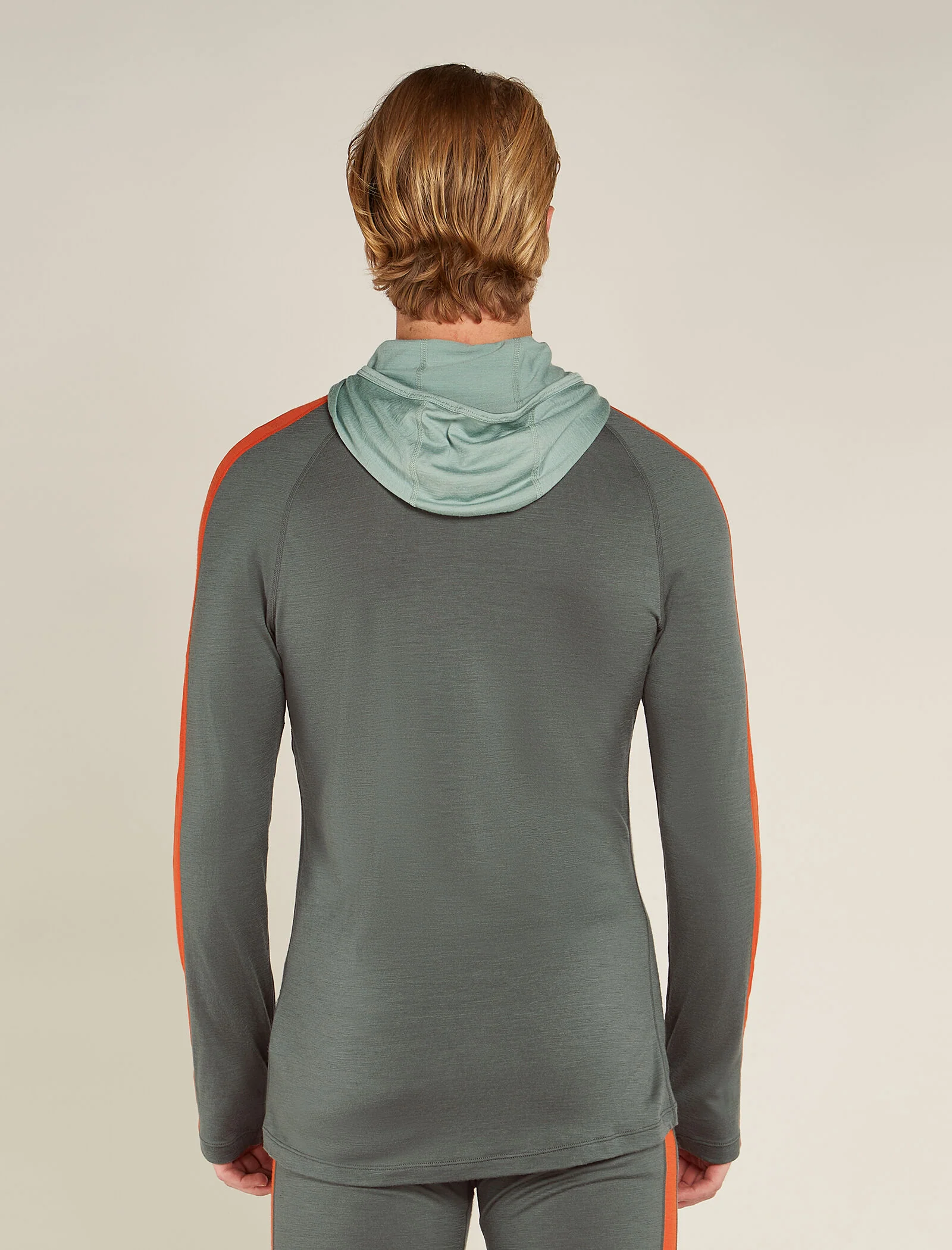 Men's Merino 200 Sonebula Long Sleeve Half Zip Thermal Hoodie - Image 2