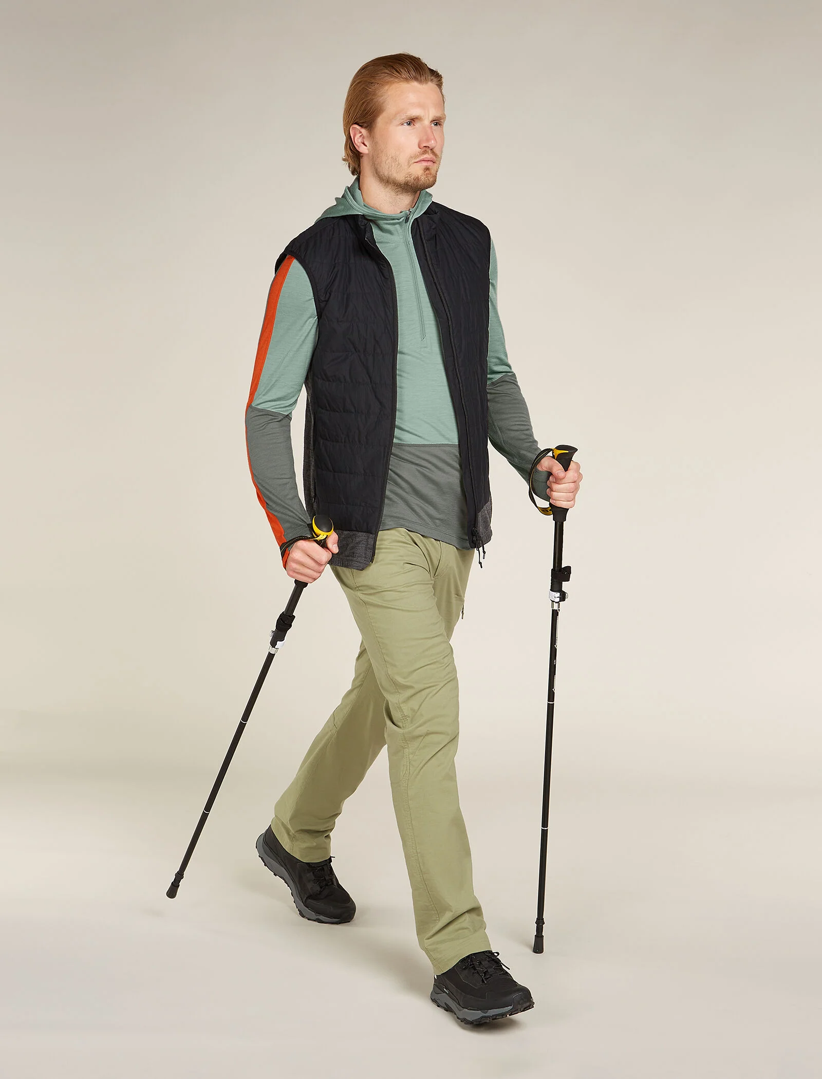Men's Merino 200 Sonebula Long Sleeve Half Zip Thermal Hoodie - Image 4