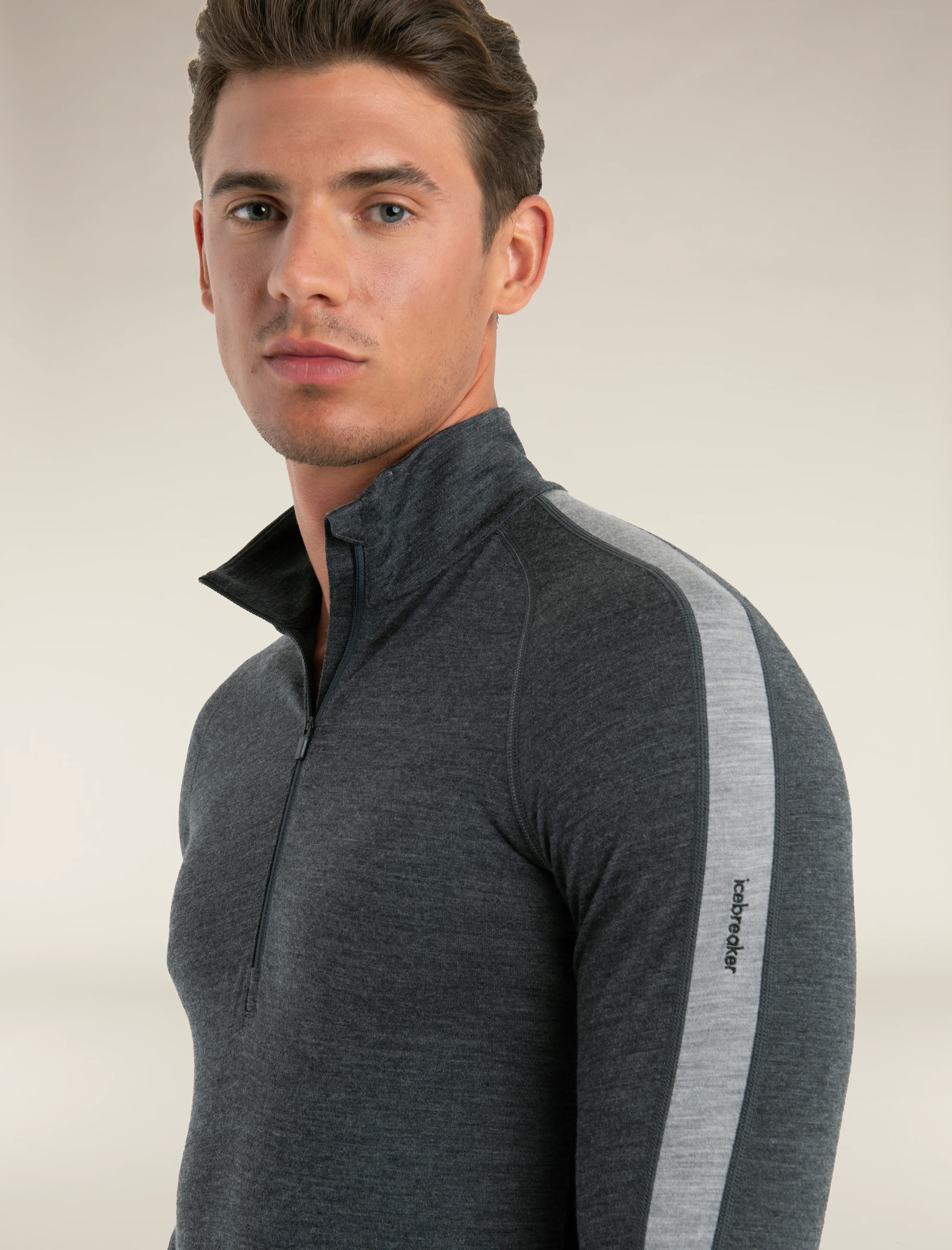 Men's Merino 200 ZoneKnit™ Long Sleeve Half Zip Thermal Top - Image 4