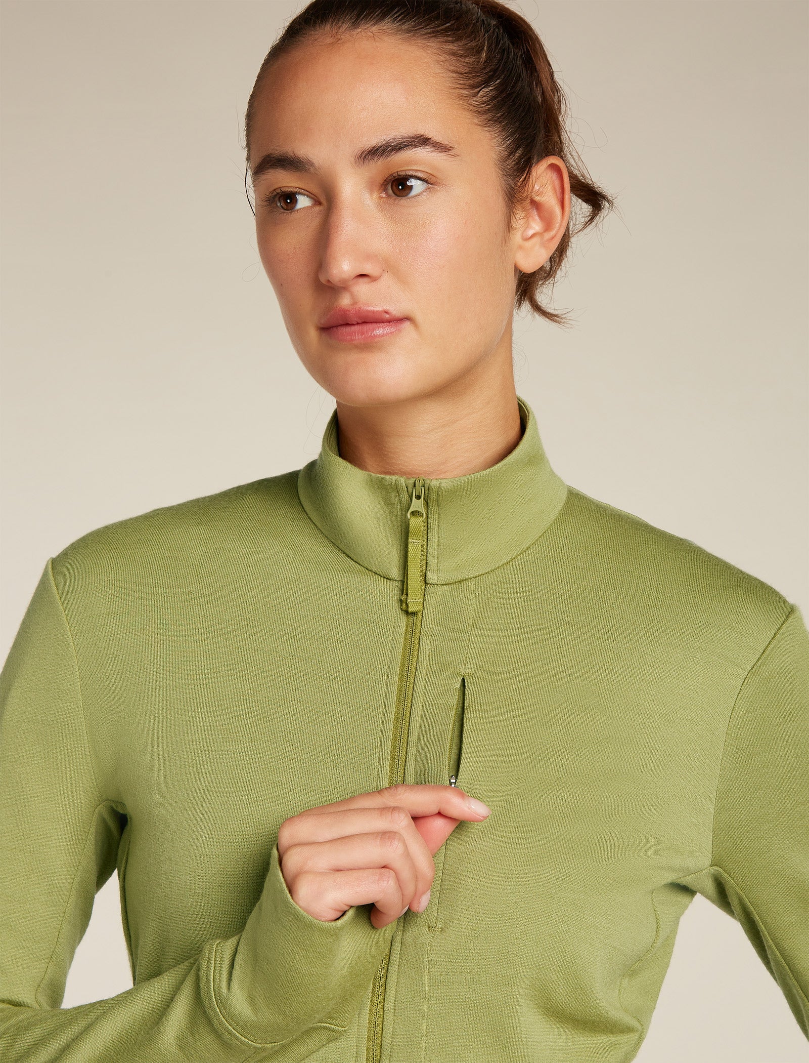 Women's Merino 260 Quantum Long Sleeve Zip Jacket - Image 9