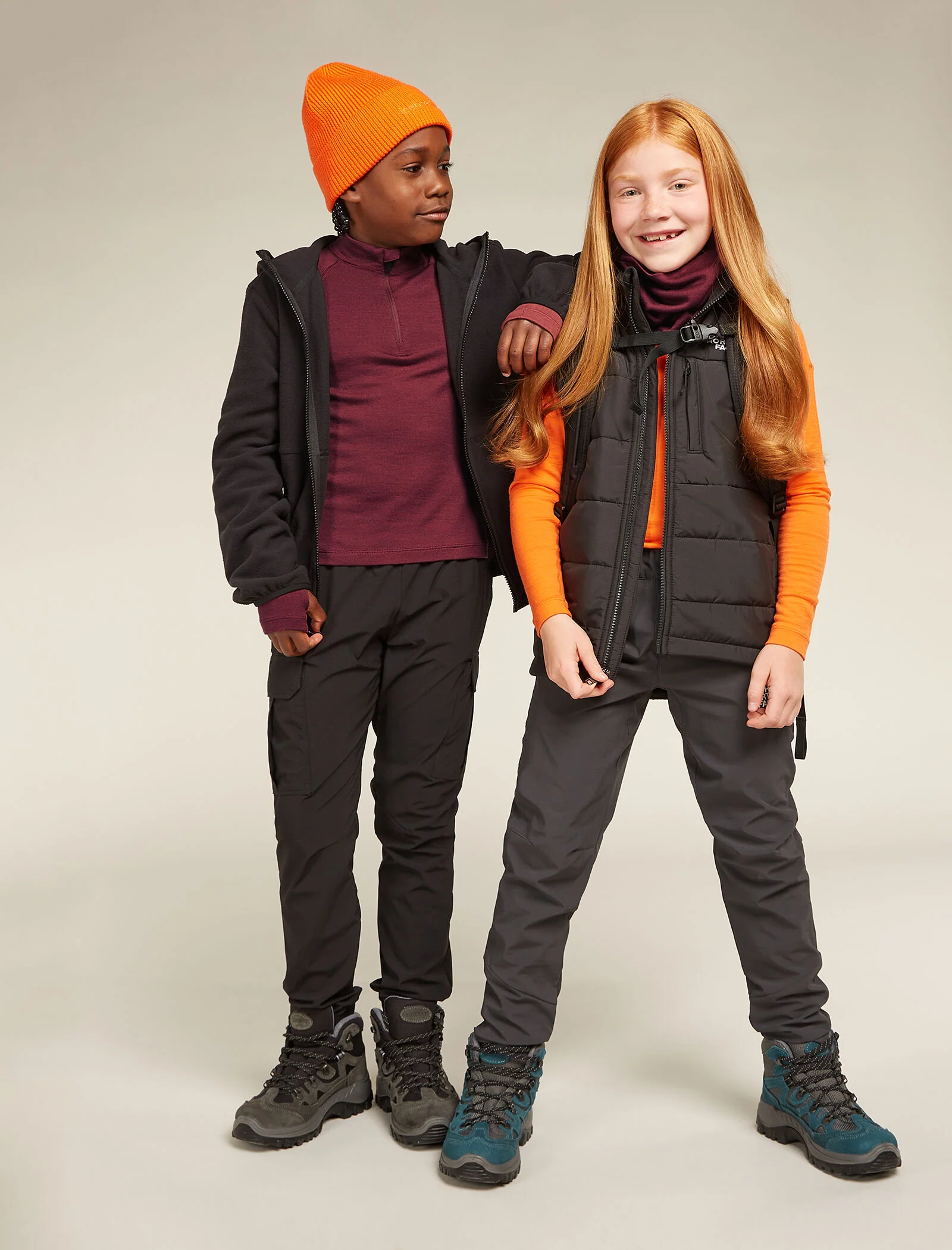 Kids’ Merino 260 Tech Long Sleeve Half Zip Thermal Top - Image 9
