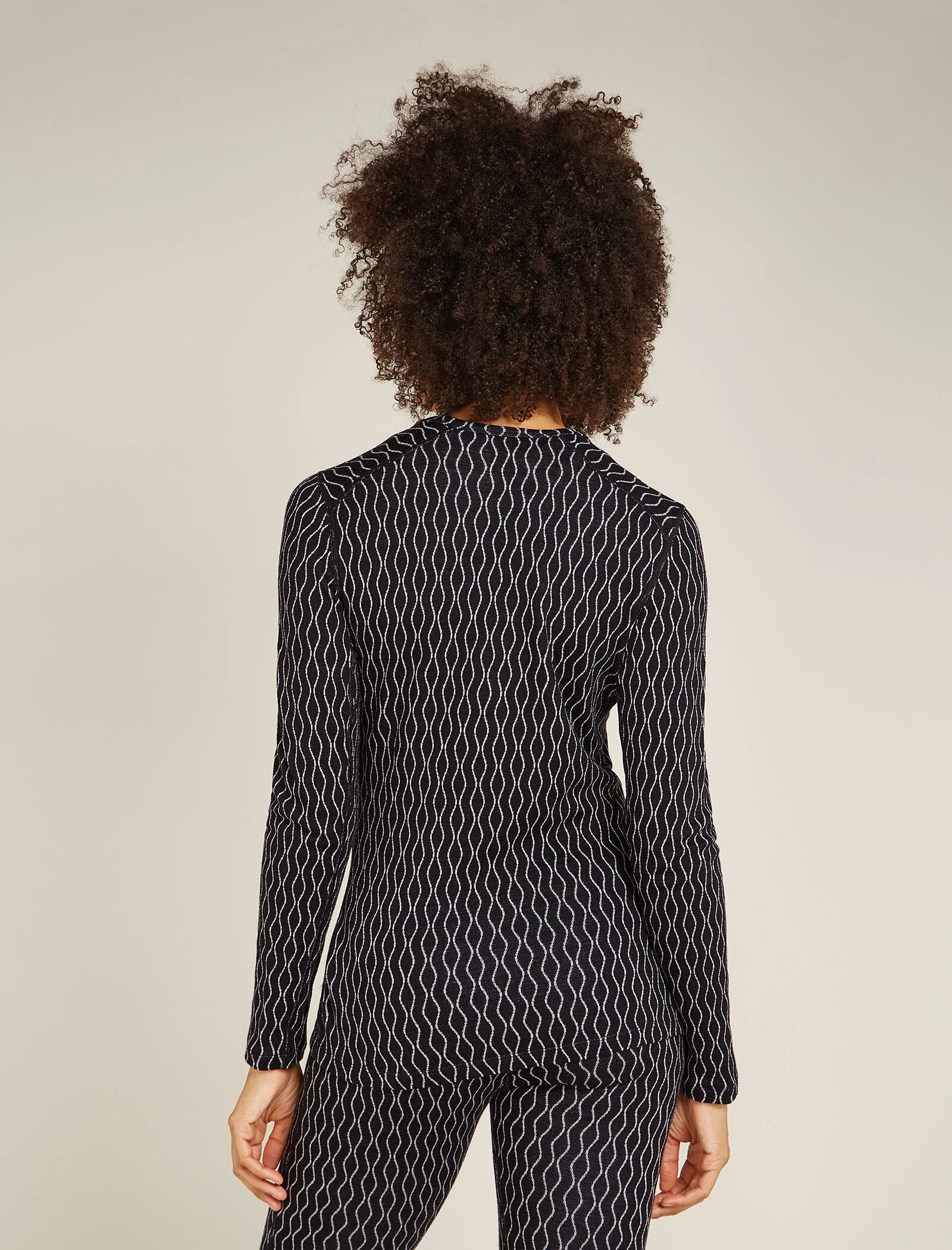 Women's Merino 260 Vertex Long Sleeve Crew Thermal Top On-Piste - Image 2