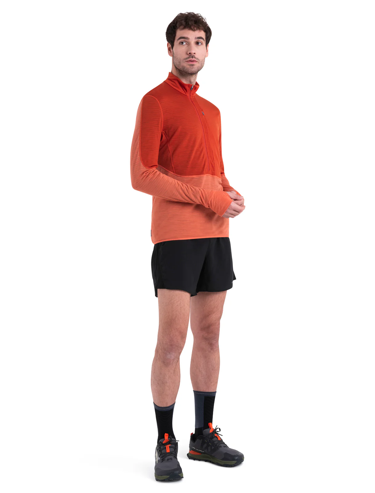 Merino Blend 200 Realfleece™ Descender Long Sleeve Half Zip Jacket - Image 5