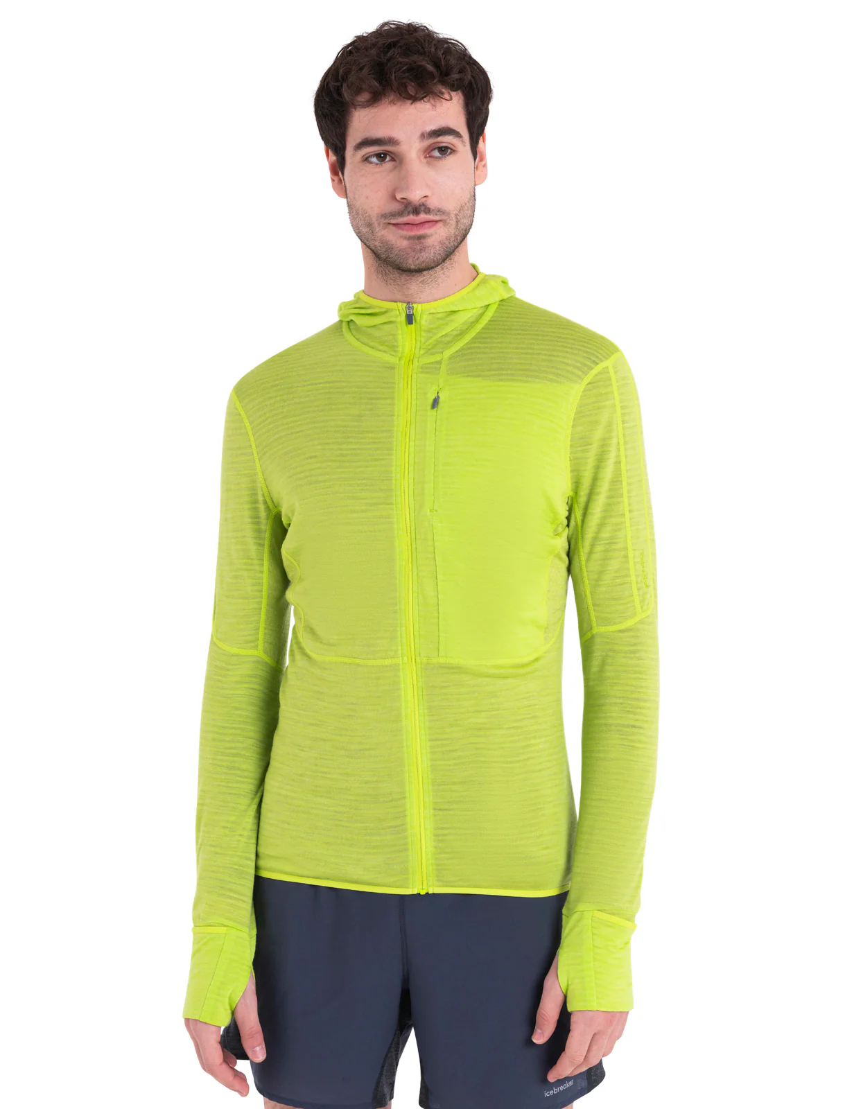 Men's Merino Blend 200 Realfleece™ Descender Long Sleeve Zip Hoodie