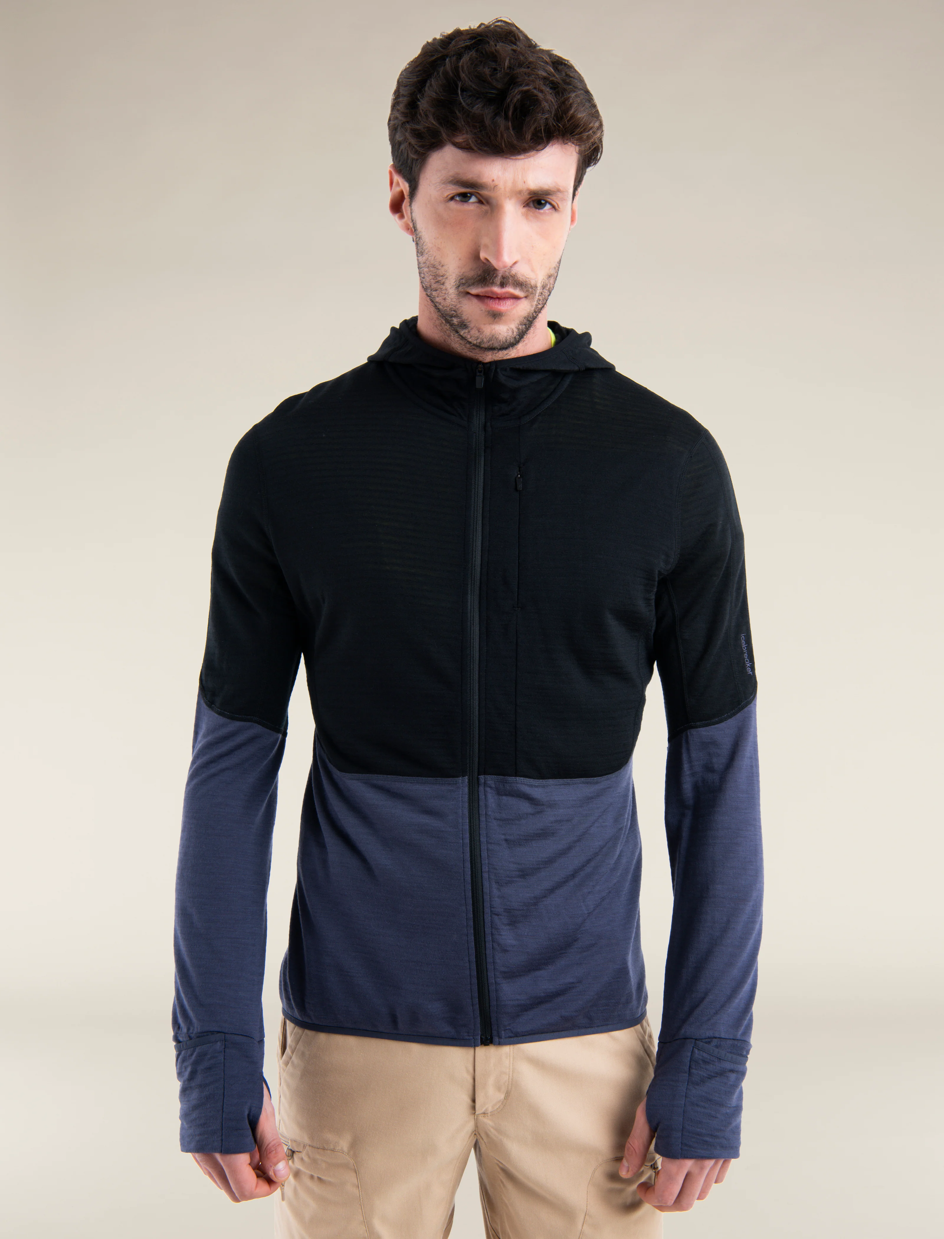 Men's Merino Blend 200 Realfleece™ Descender Long Sleeve Zip Hoodie