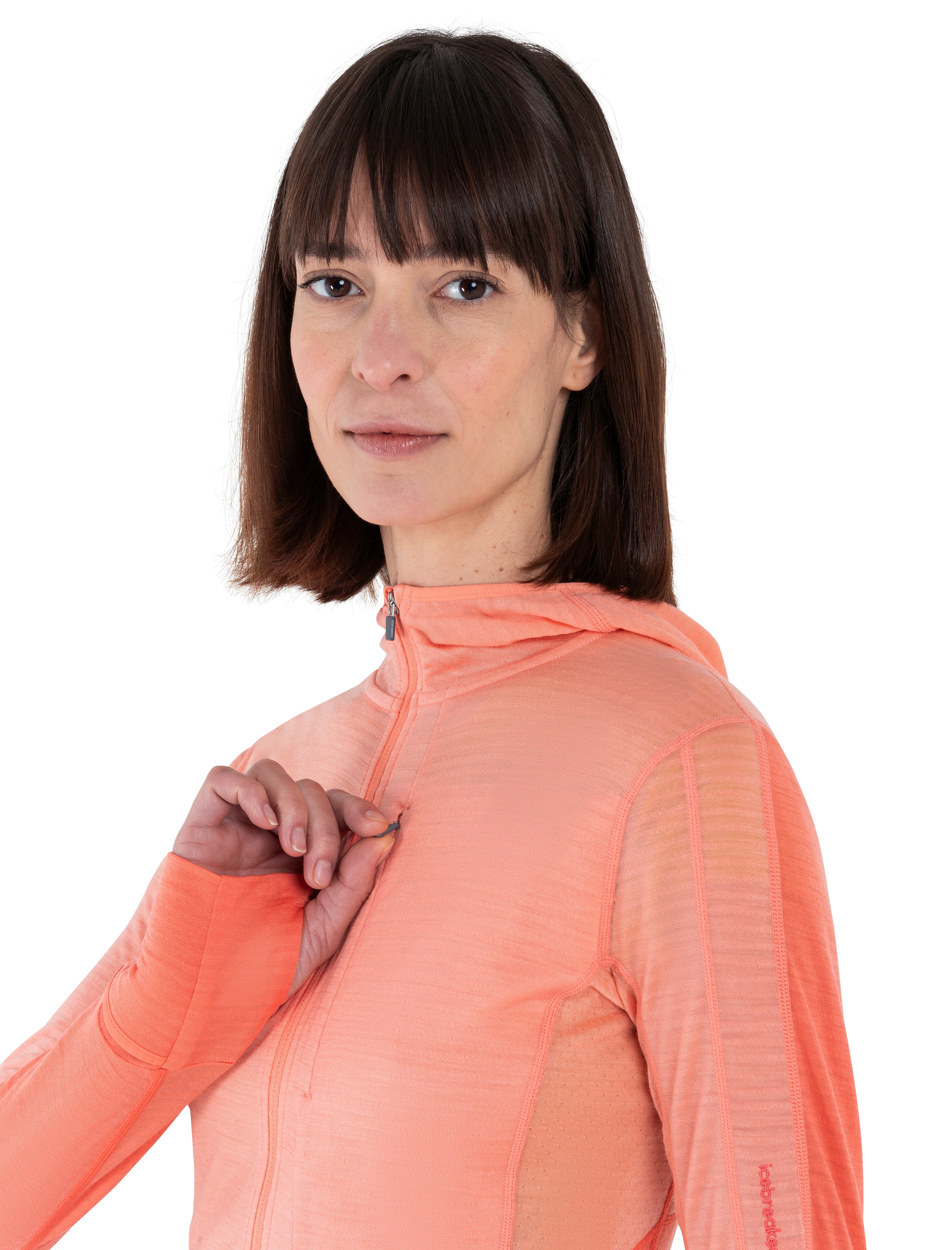 Women's Merino Blend 200 Realfleece™ Descender Long Sleeve Zip Hoodie - Image 6
