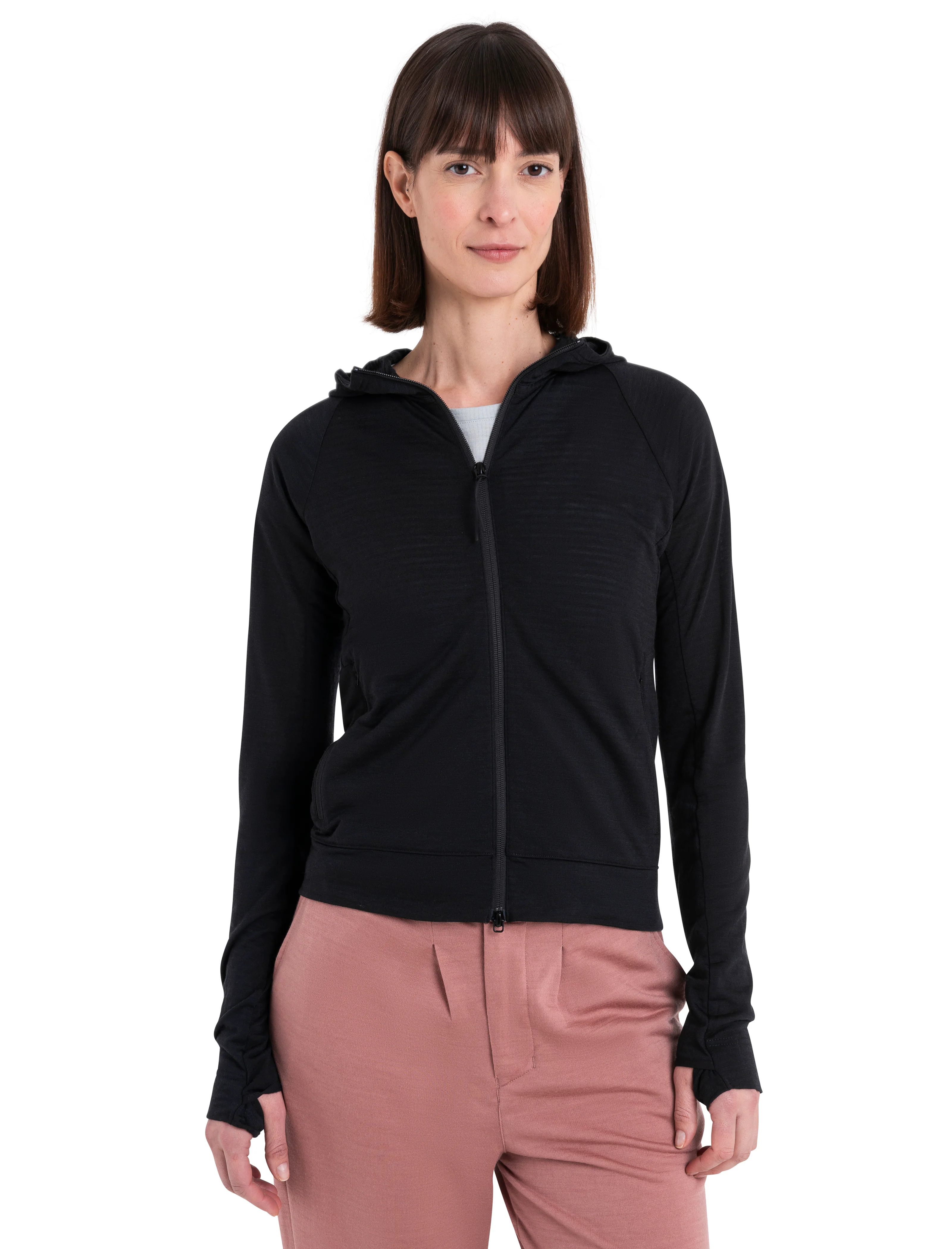 Women's Merino Blend 200 Realfleece™ The North Face x icebreaker Long Sleeve Zip Hoodie