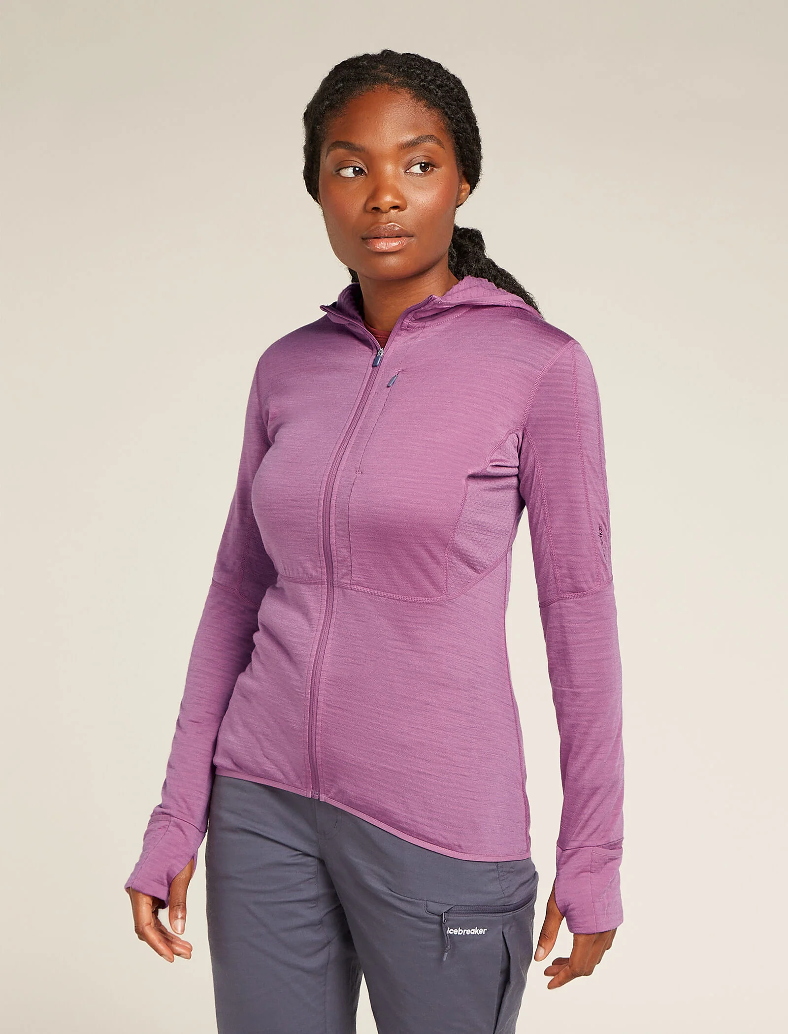 Women's Merino Blend 200 Realfleece™ Descender Long Sleeve Zip Hoodie
