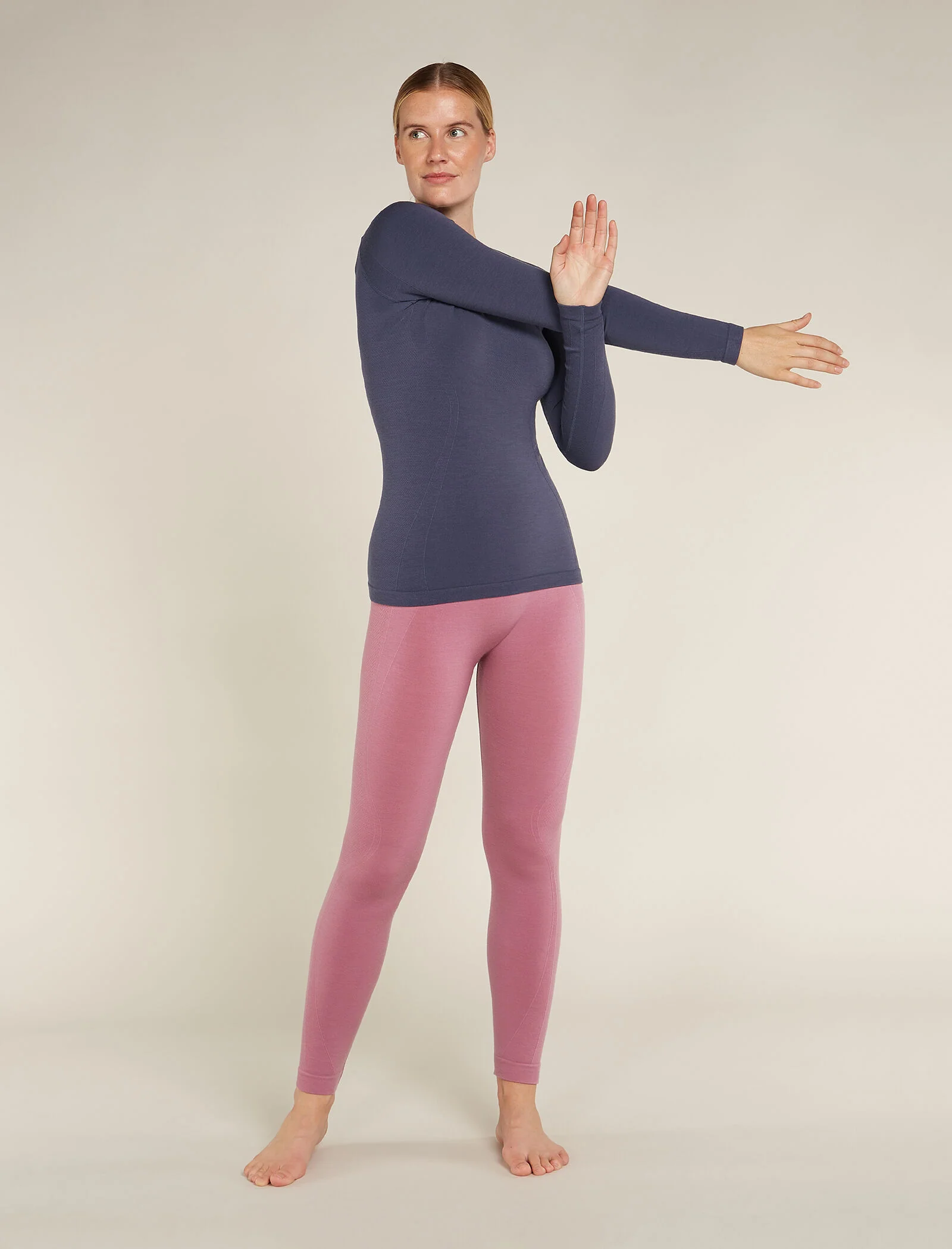Women's Merino Blend 260 ZoneKnit™ Seamless Long Sleeve Crew Thermal Top - Image 3
