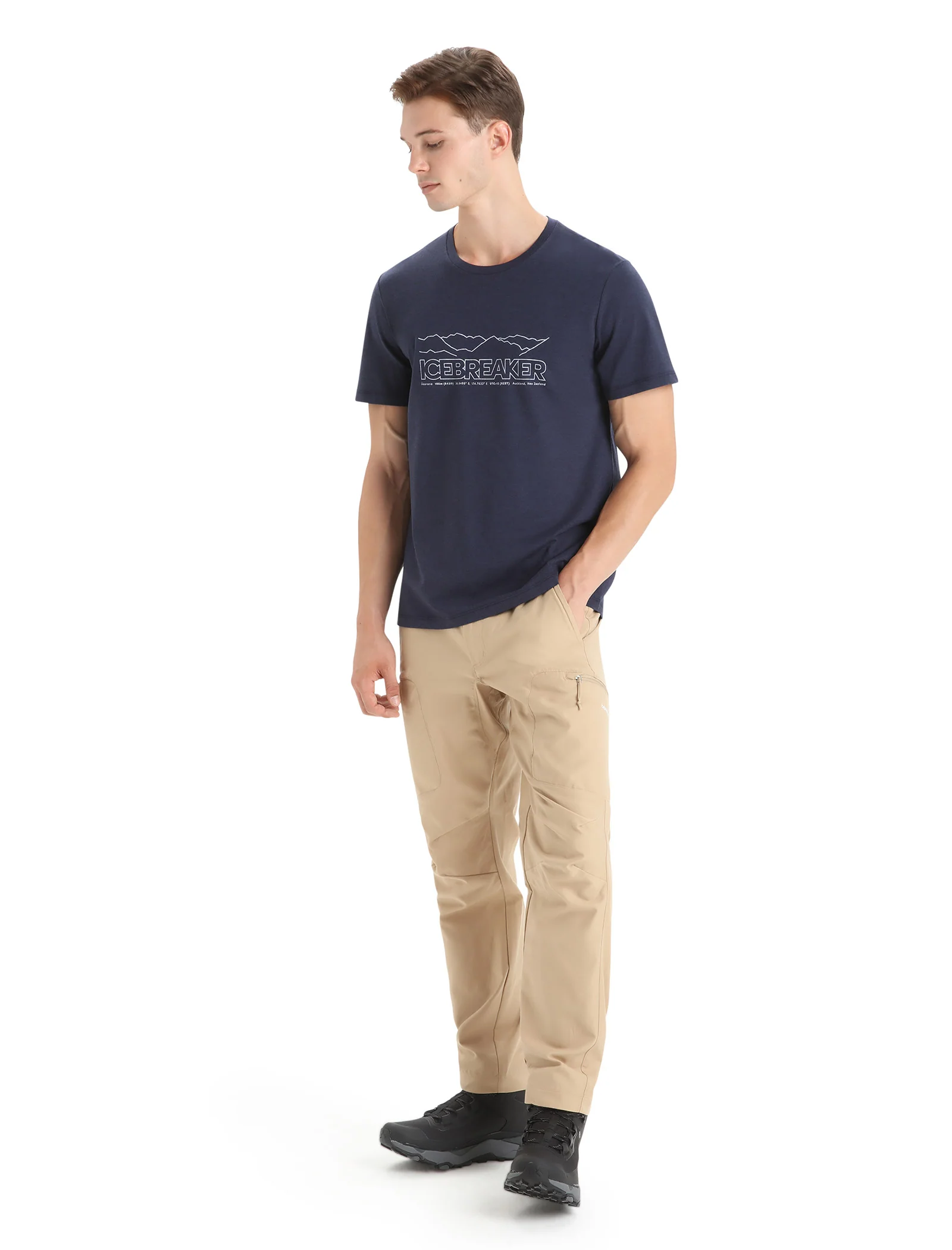 Men's Merino Blend Central T-Shirt Icebreaker Story - Image 3