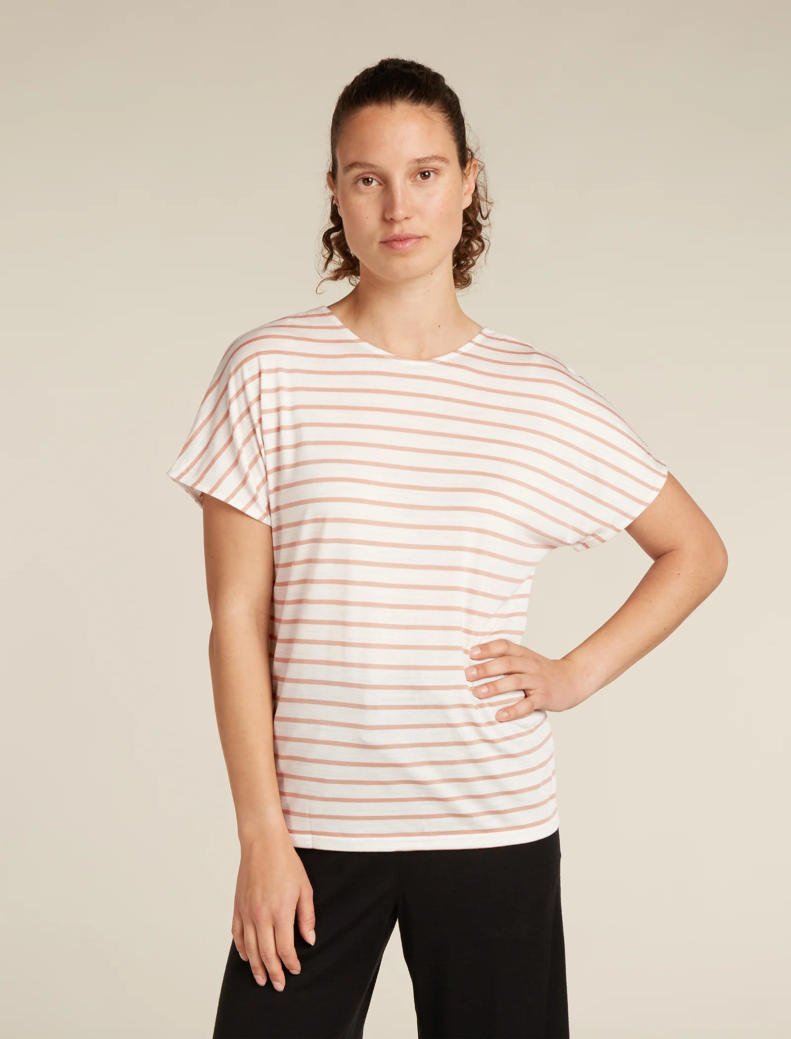 Women's Merino Blend Drayden Reversible Top Stripe