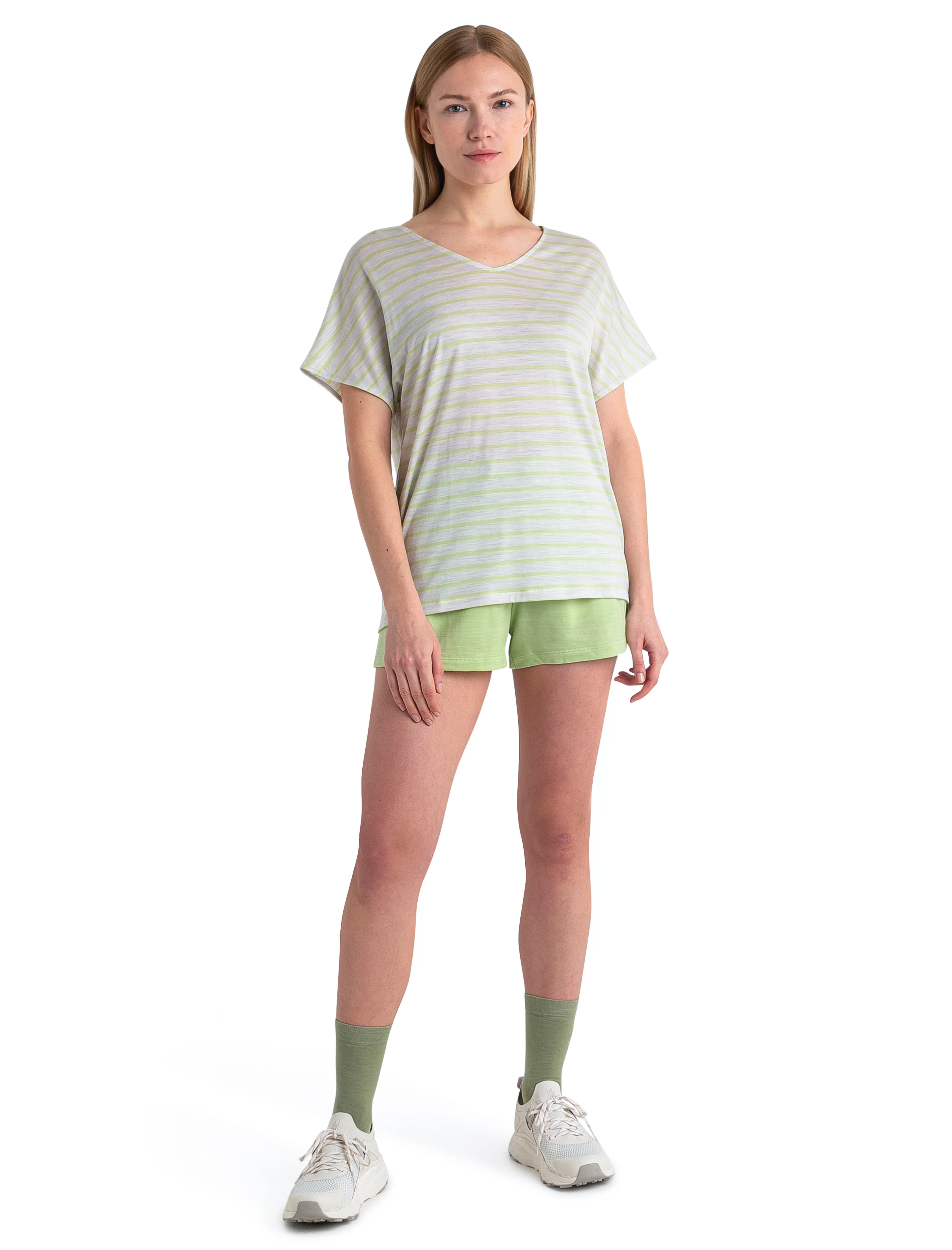 Women's Merino Blend Drayden Reversible Top Stripe - Image 3