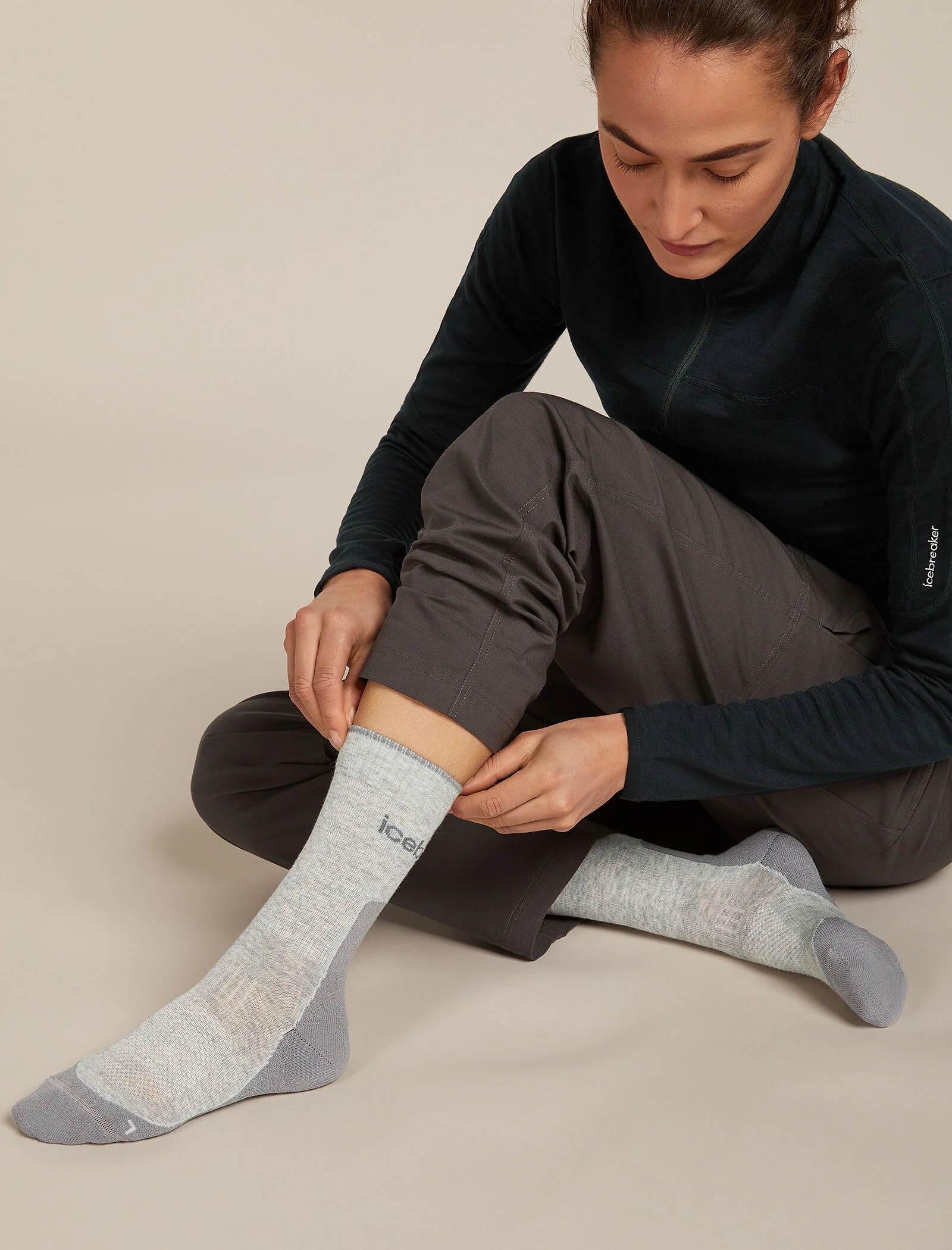 Women Hike+ Crew Socks - Image 2