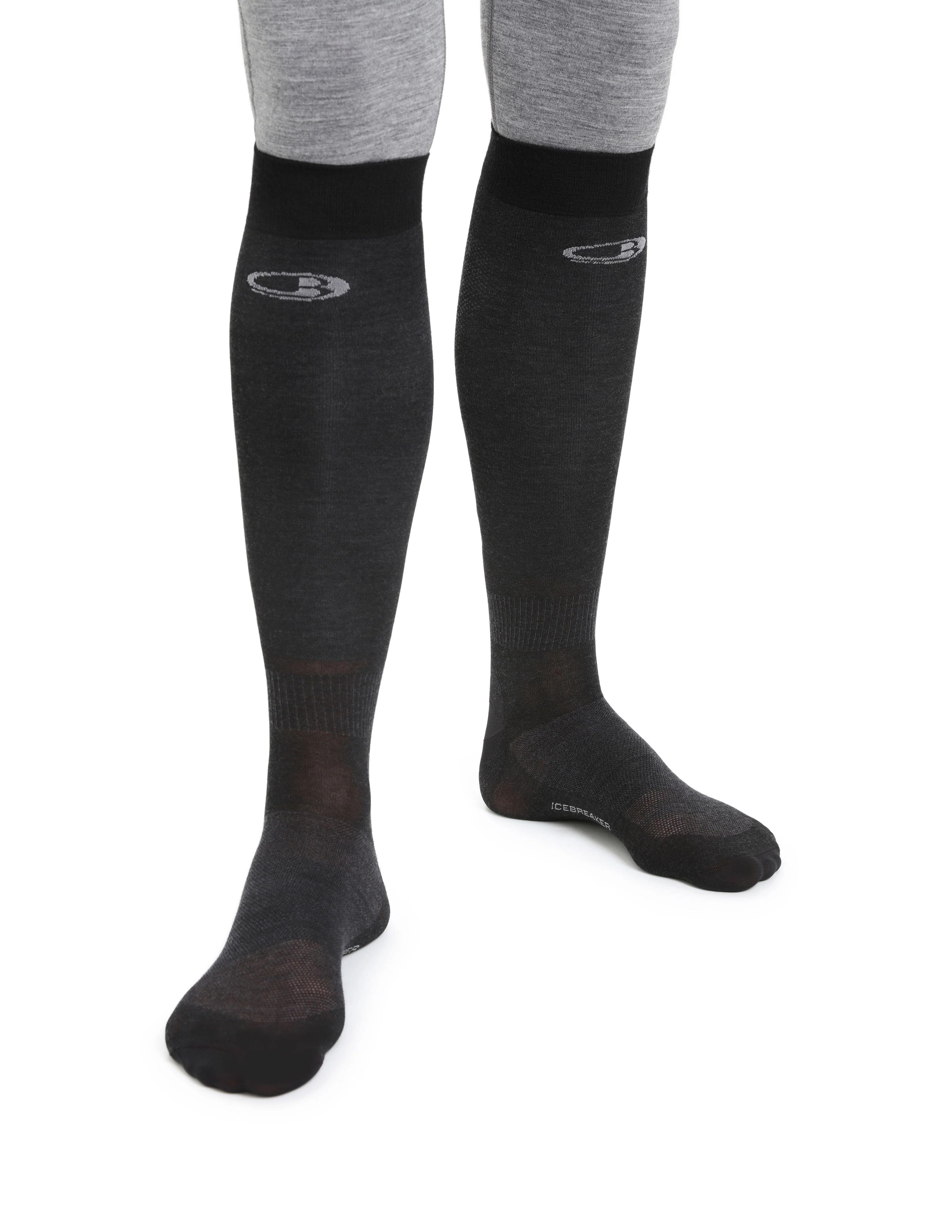 Men's Merino Snow Liner Over the Calf Socks - Image 2